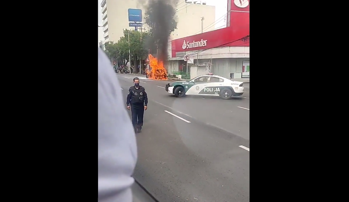 Elementos de la SSC se encuentran en el lugar. (Especial)