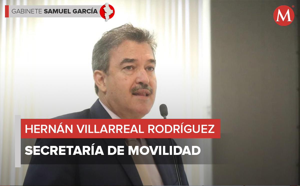 Hernán Villarreal Rodríguez, secretario de Movilidad en Nuevo León.