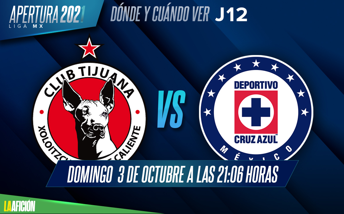 Xolos vs Cruz Azul, agenda