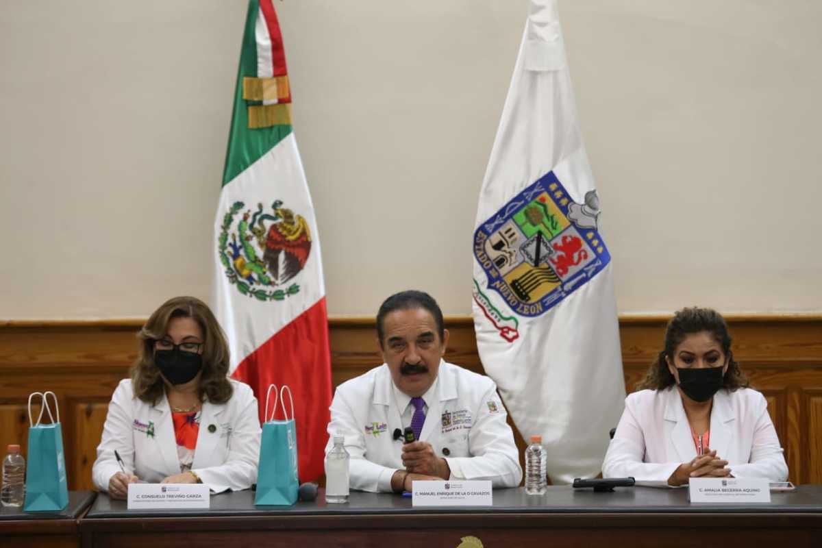 El adiós de la tradicional rueda de prensa de las 3 en Nuevo León. Foto: Jorge López