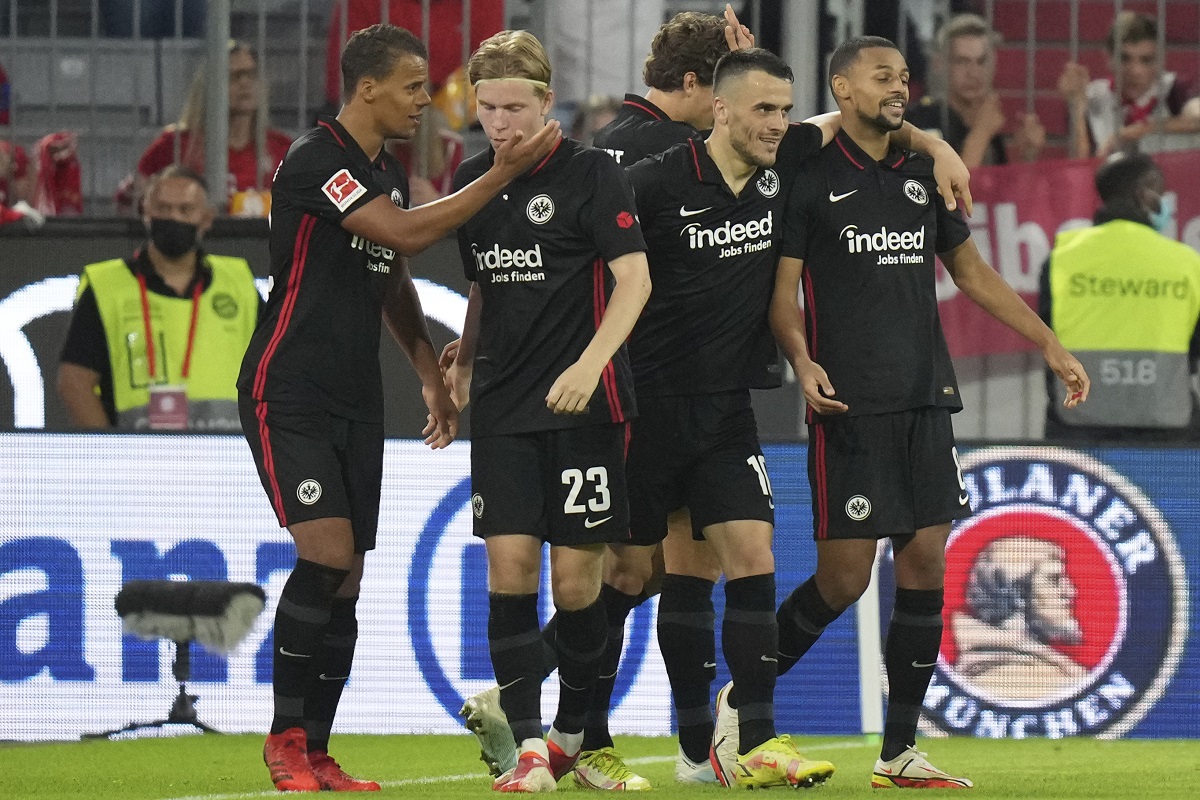 Eintracht Frankfurt venció al Bayern Múnich (AP)
