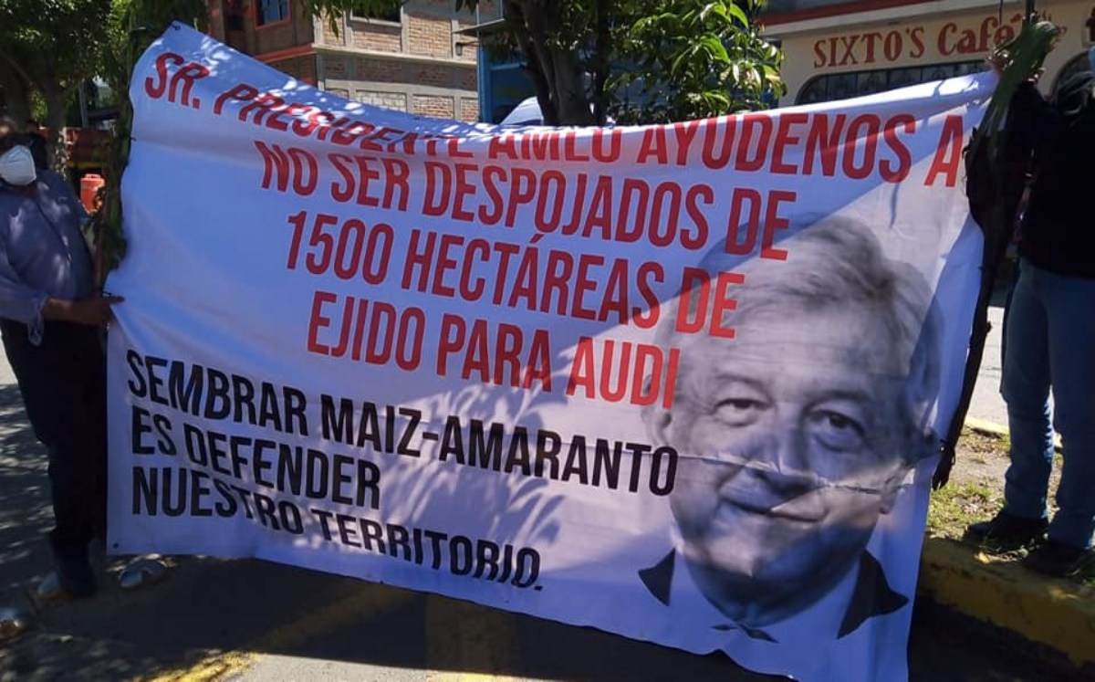 Manifestantes pidieron la intervención de AMLO ante problemáticas | Especial