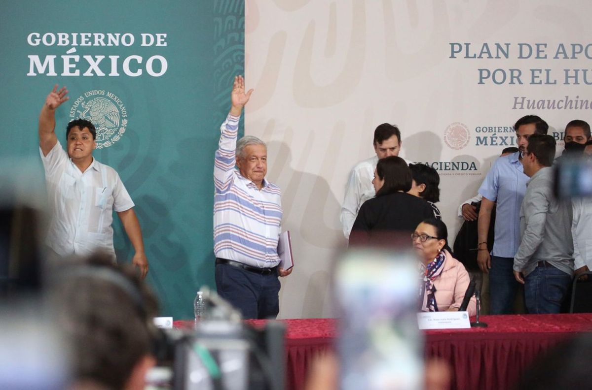 El Presidente inició una gira para ver el avance de los apoyos a damnificados. | Ariel Ojeda