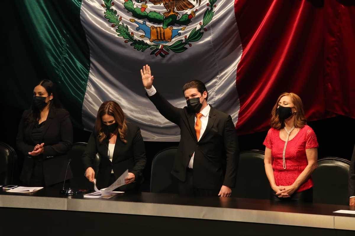 Samuel García, gobernador de Nuevo León. Foto: Roberto Alanís.