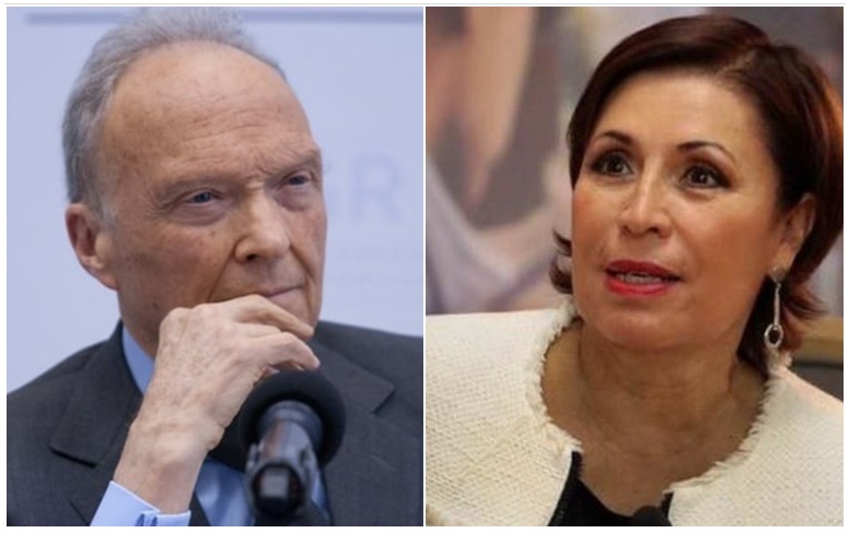 El fiscal general de la República y Rosario Robles.