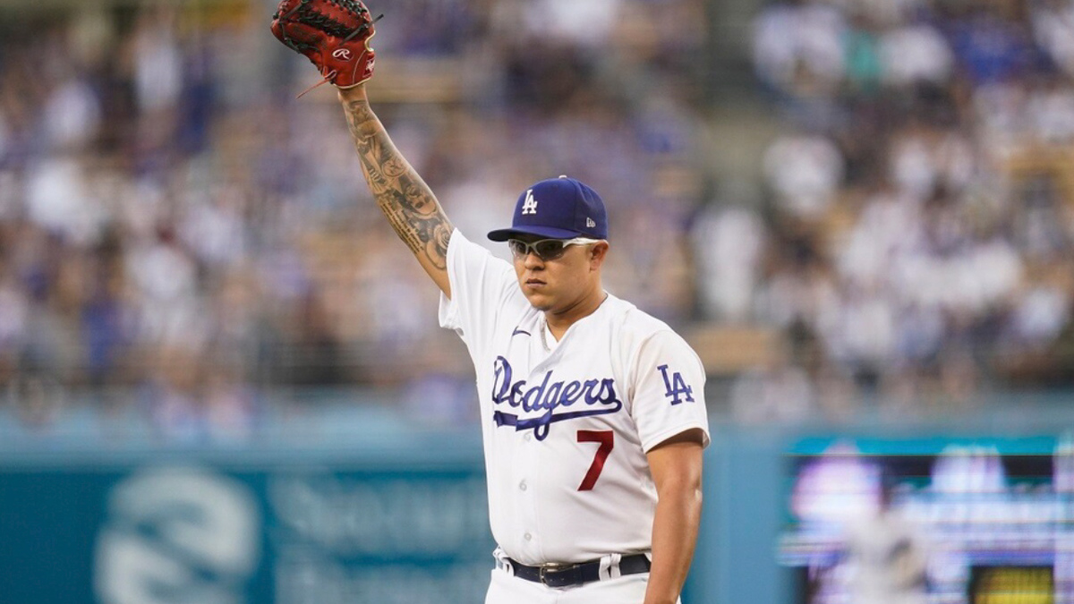 Julio Urías llega a las 20 victorias con los Dodgers en la MLB