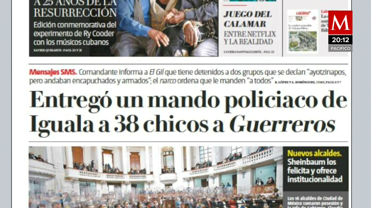 Mando entregó a 38 jóvenes a los Guerreros