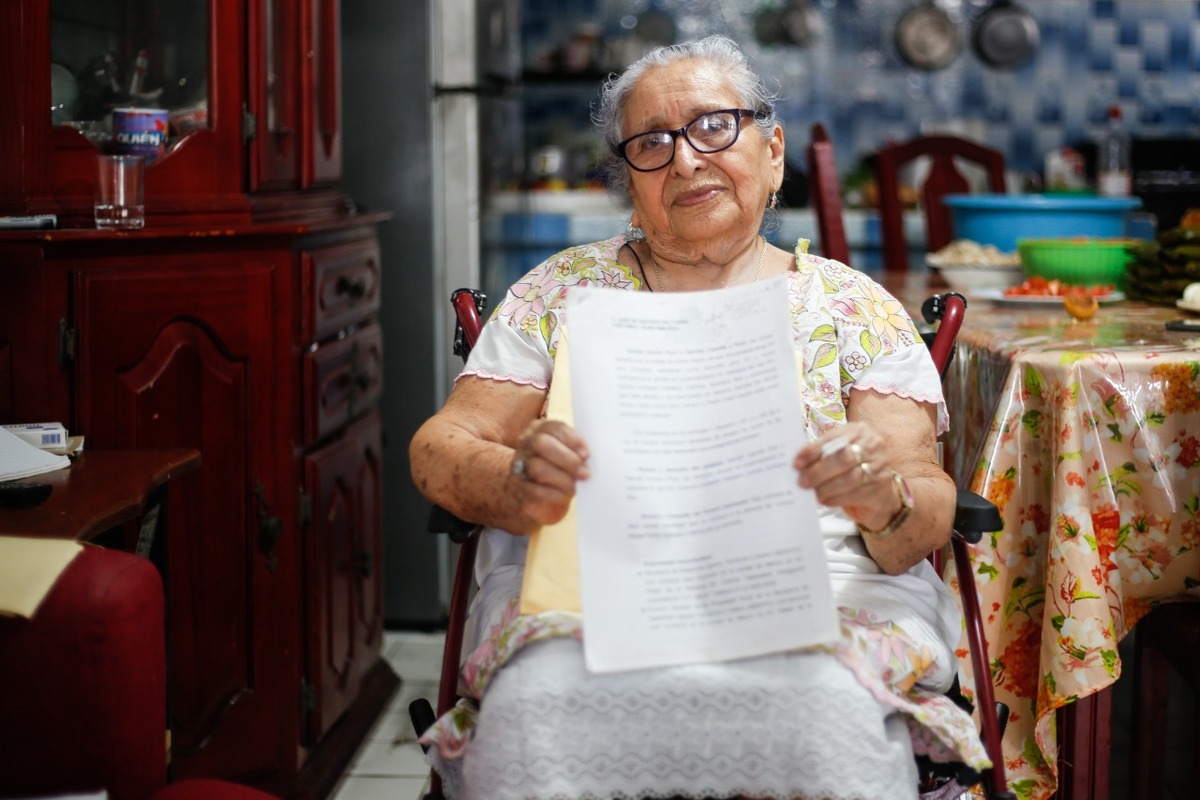 María Luisa Loria denunció el despojo de su terreno por el actual coordinador de Gabinete de QRoo. (Araceli López)