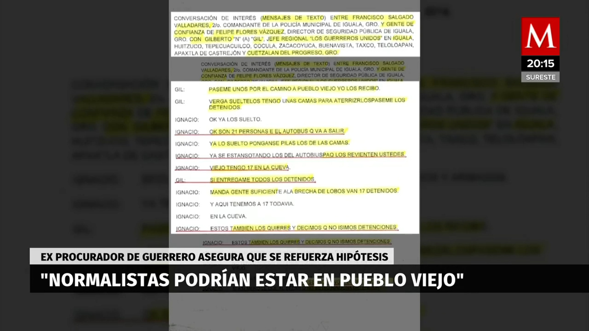 En Pueblo Viejo podrían estar los restos de normalistas: Iñaki Blanco