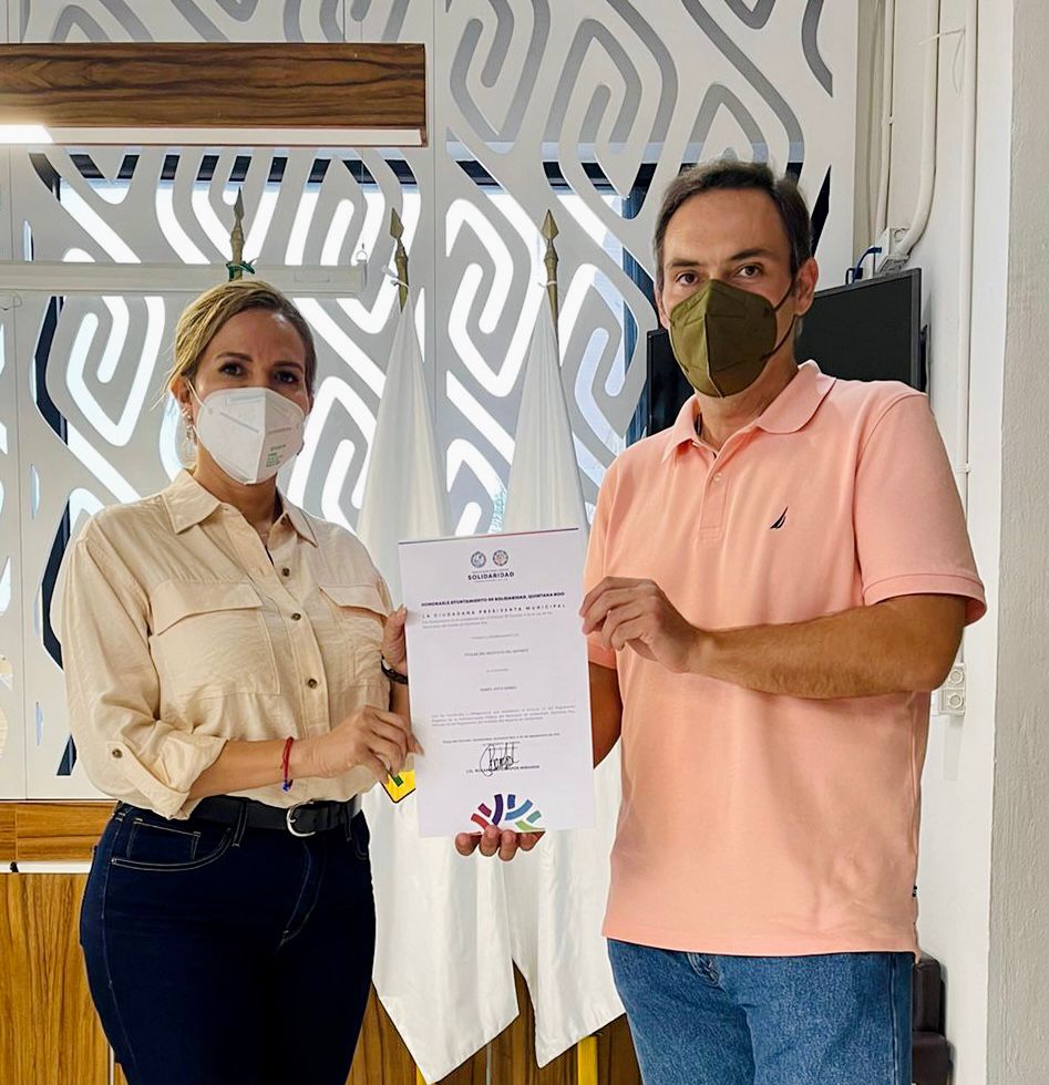 Amador Gutiérrez Guigui, vicepresidente del Inter Playa del Carmen (Cortesía)