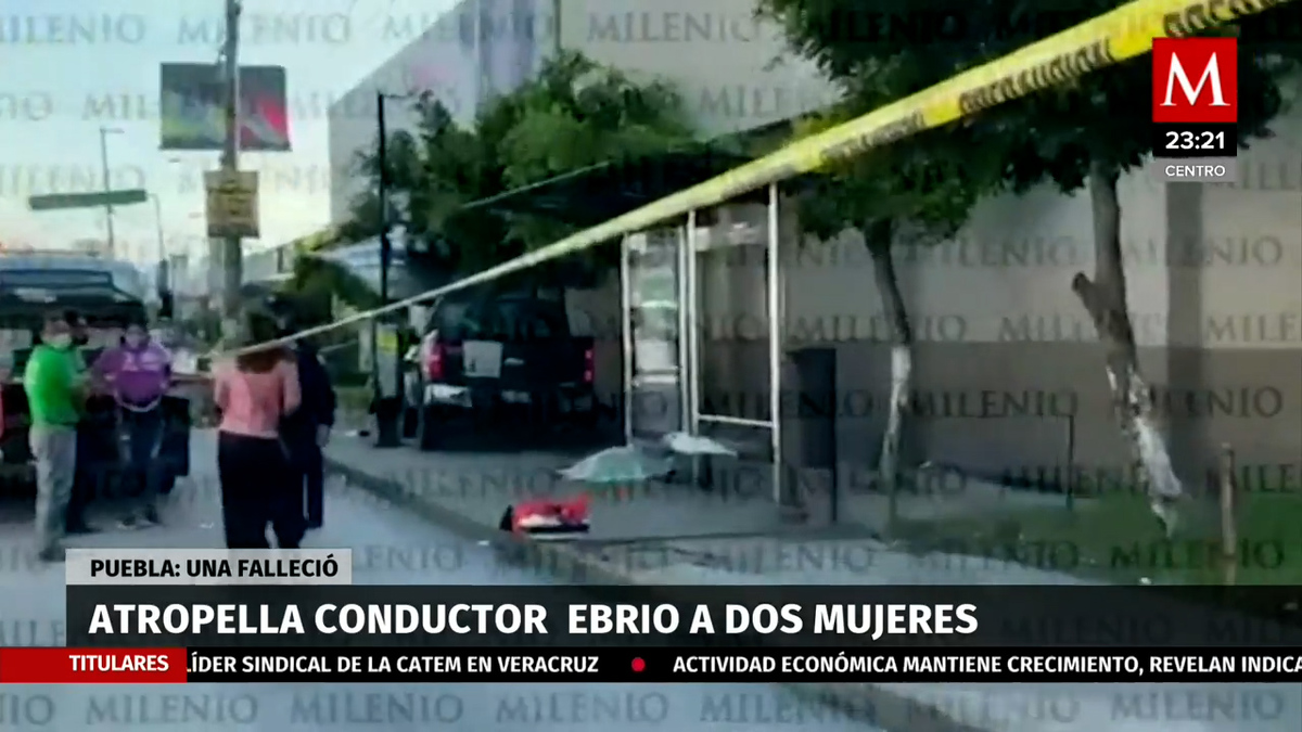 Conductor ebrio atropella a dos mujeres en Boulevard Norte de Puebla