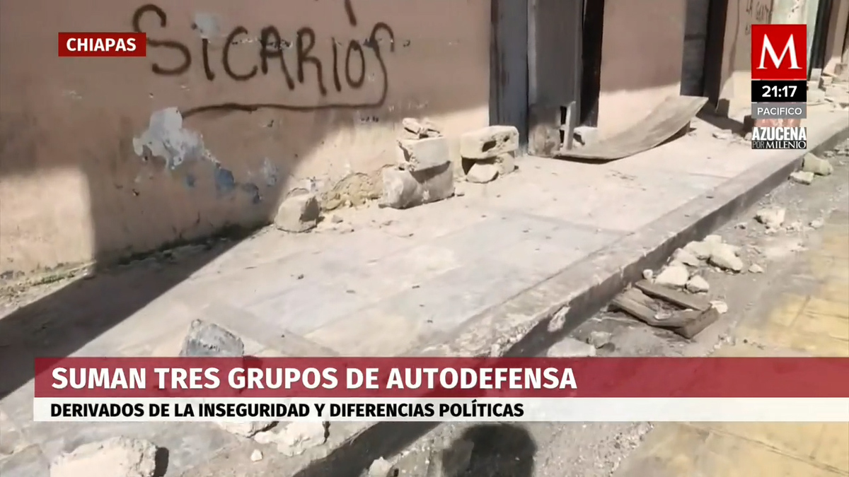 En Chiapas se han creado tres grupos de presuntas autodefensas