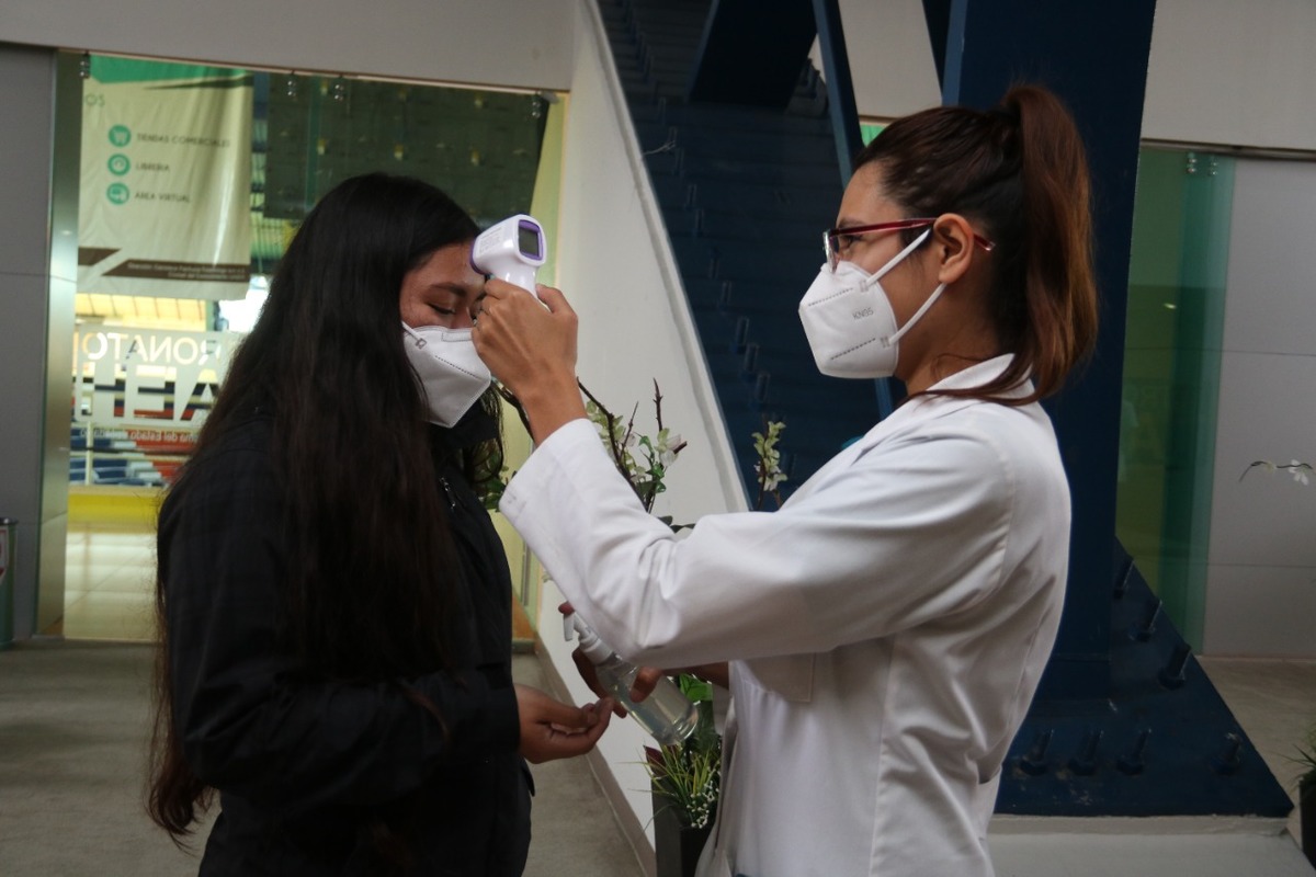 Filtro sanitario para estudiantes en la Universidad Autónoma del Estado de Hidalgo. (Especial)