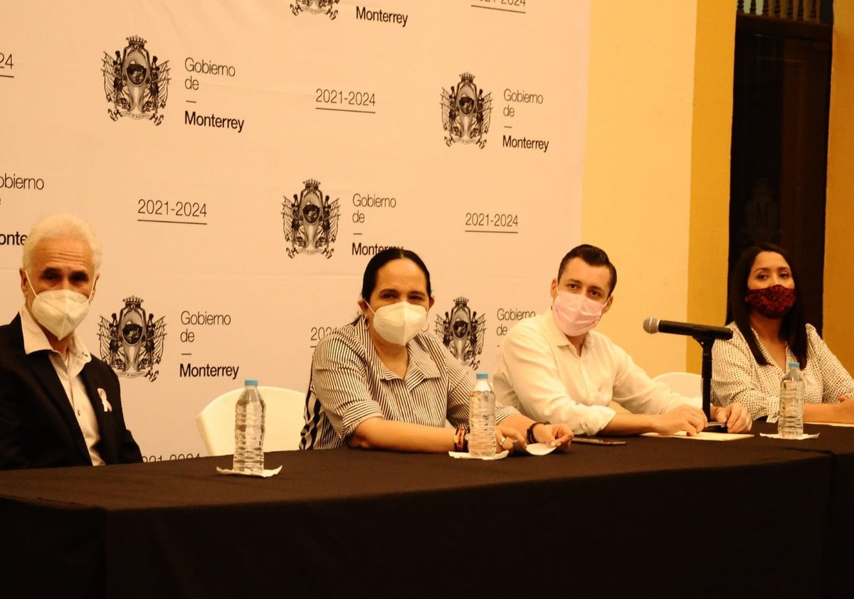Gobierno de Monterrey durante la presentación del Consejo Rector para el Desarrollo Social. Foto: Raúl Palacios.