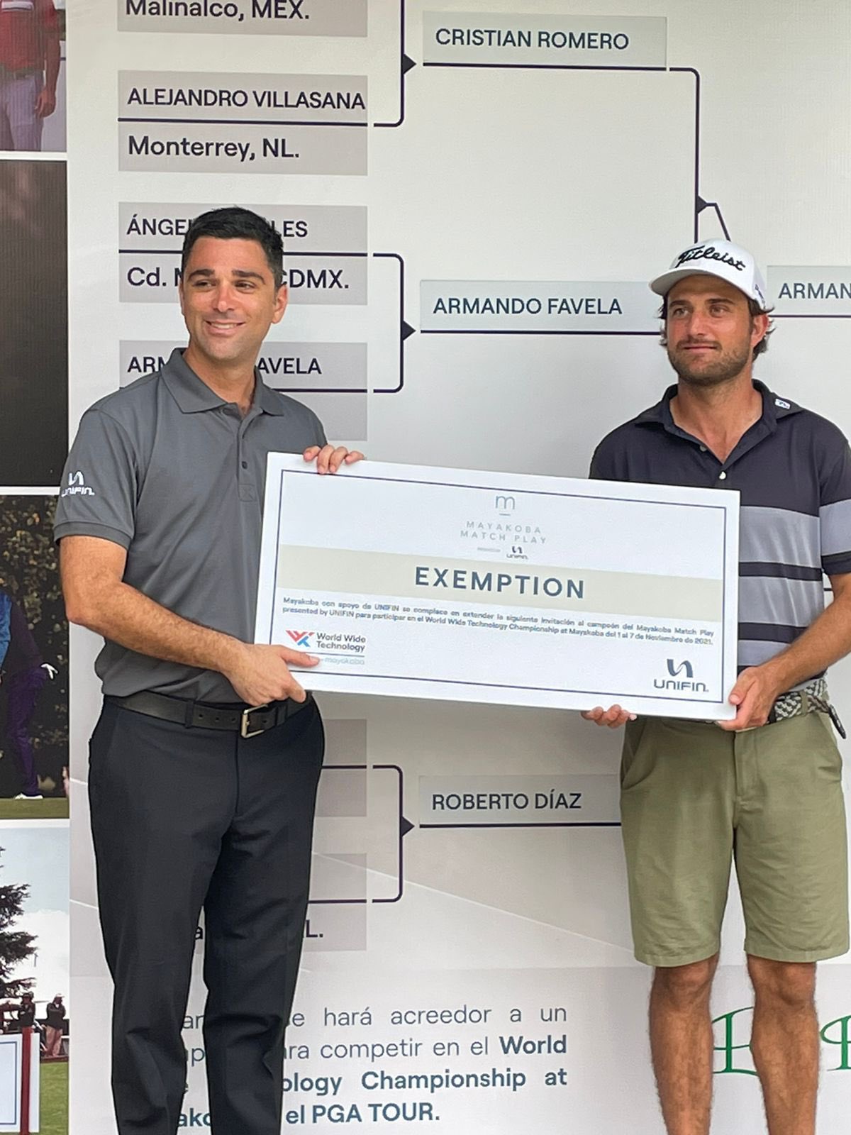 Juan Carlos Benítez se coronó campeón del Mayakoba Match Play (Twitter @pgamexico)
