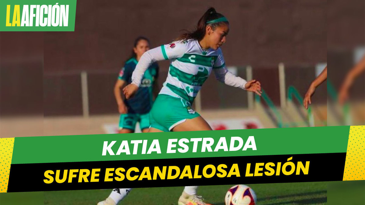 Katia Estrada de Santos Femenil sufre escandalosa lesión en partido