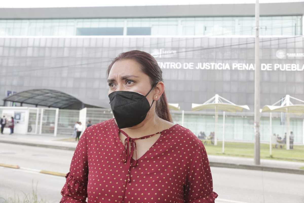 Nayeli Águila, familiar de las víctimas. (Andrés Lobato)