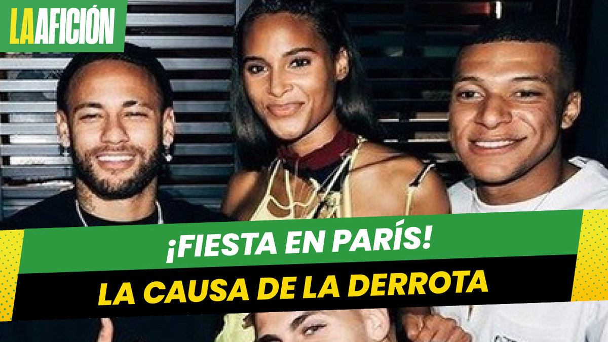 Neymar y Mbappé celebraron con Hamilton el cumpleaños de una modelo