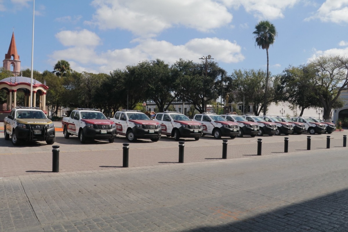 Patrullas de Tránsito en Matamoros, Tamaulipas.