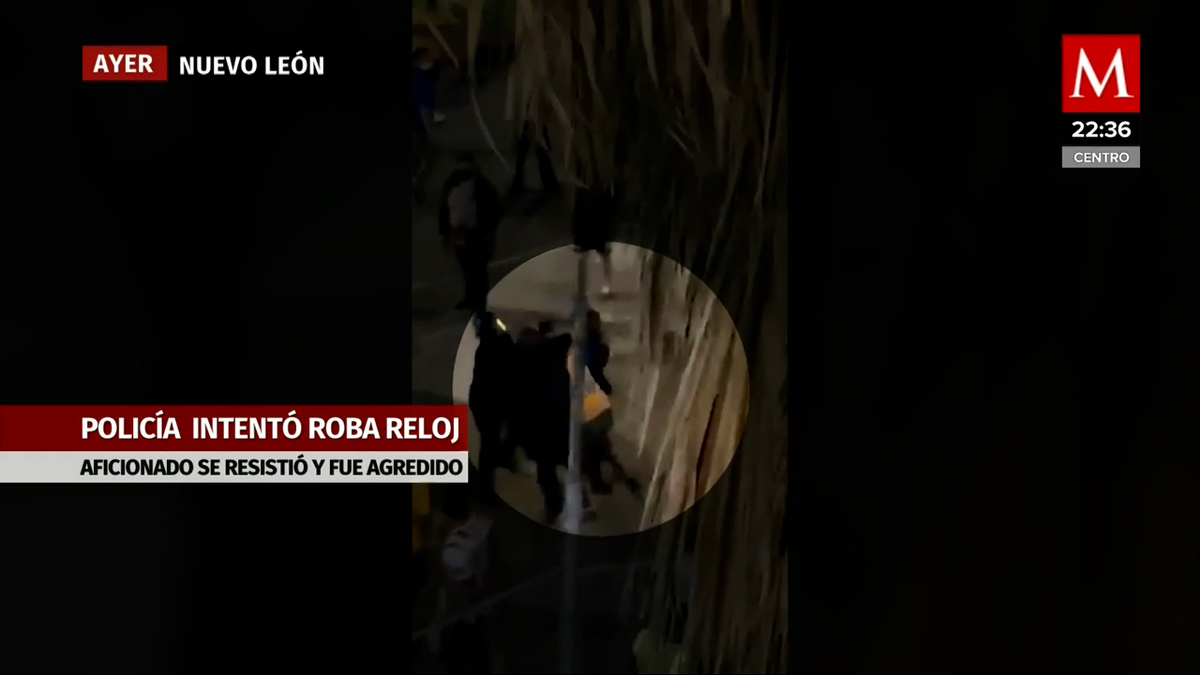 Policías agreden a aficionado de Tigres frente a su familia: video