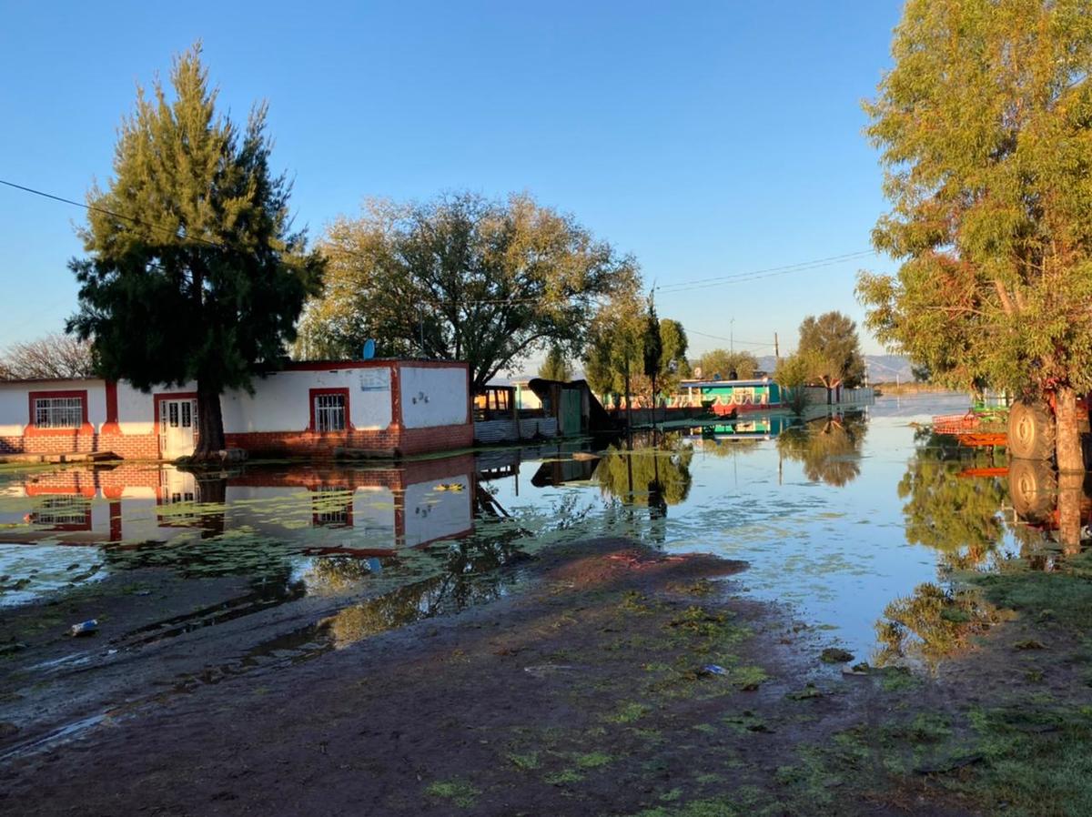 En la colonia Anáhuac, las calles son intransitables. (Juan Carlos Lozano)