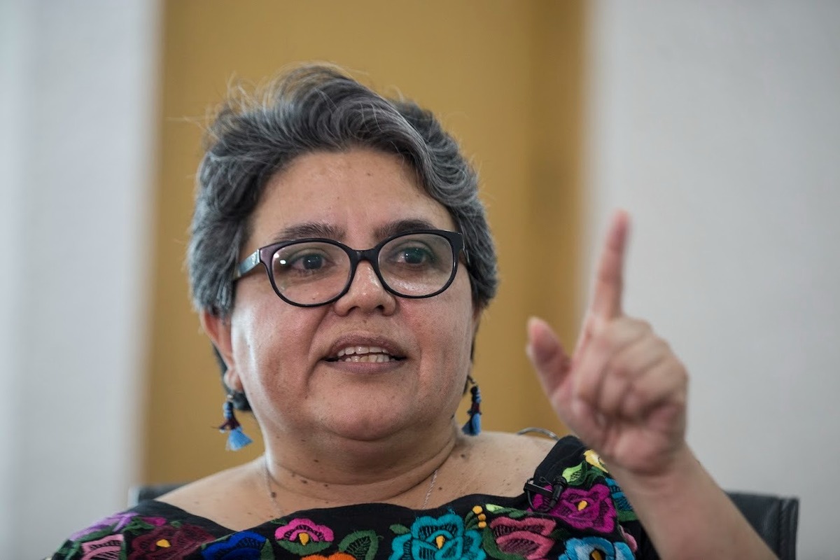 La jefa del SAT, Raquel Buenrostro. (Jesús Quintanar)