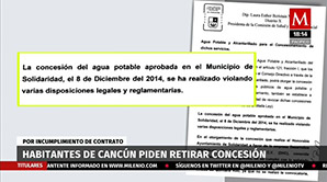 Pagan hasta 5 mil pesos de agua a la empresa Aguakan