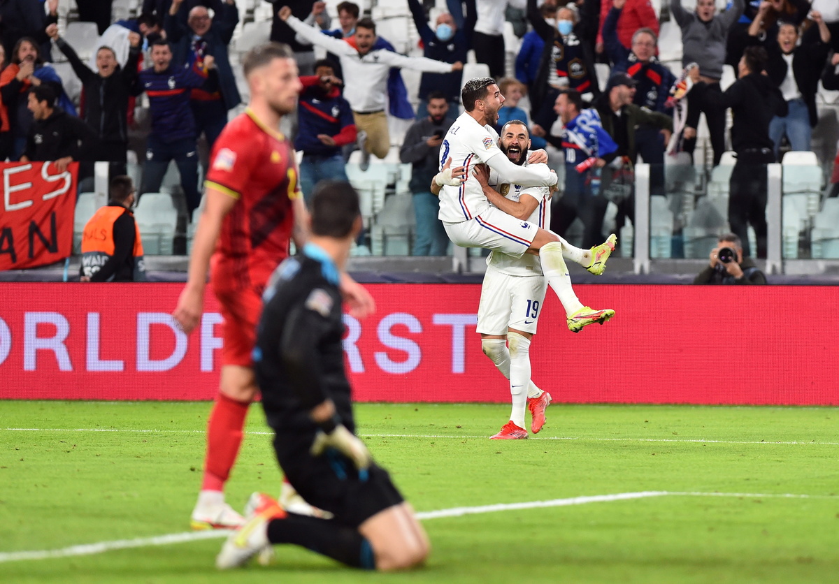 Francia vs Bélgica (Reuters)