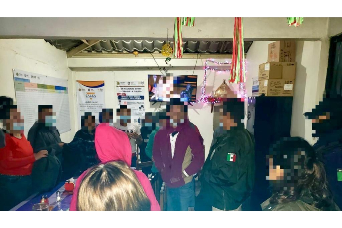 Migrantes rescatados en Veracruz. | Especial
