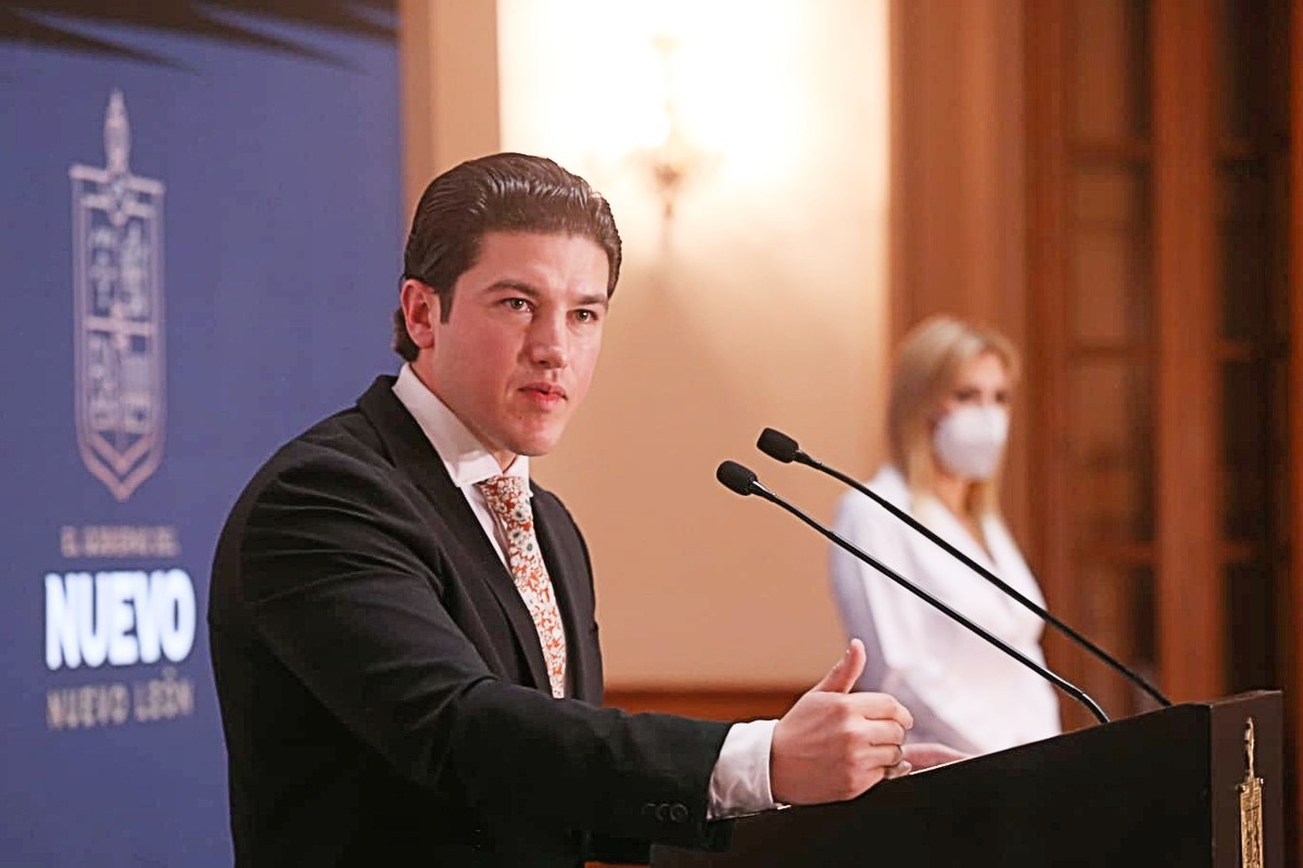 Samuel García, gobernador de Nuevo León. Foto: Jorge López.