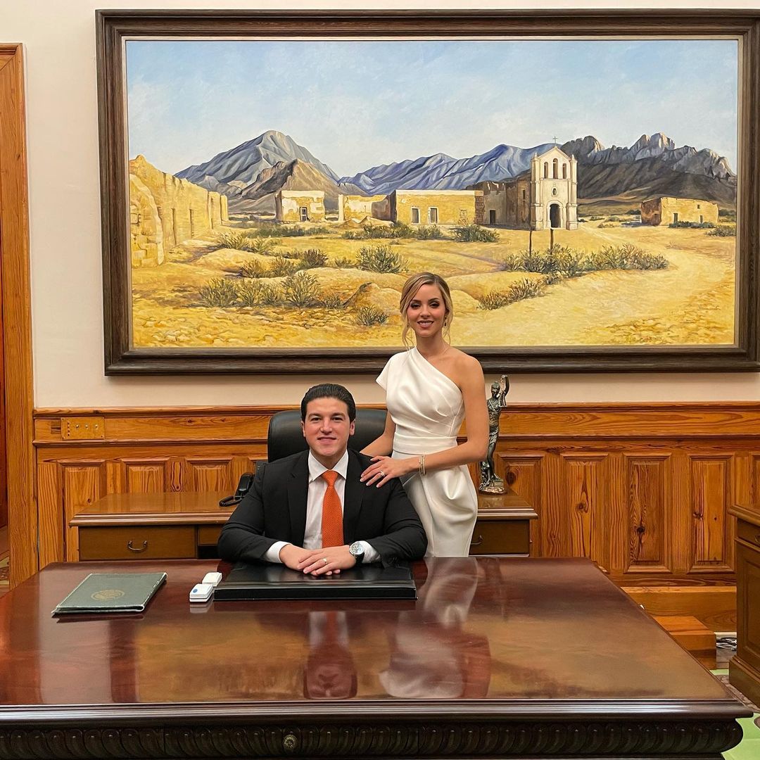 Samuel García y Mariana Rodríguez. Foto: Instagram.