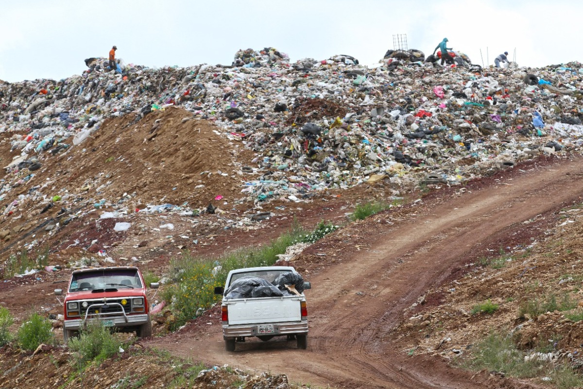 Huixmi basurero municipal, la basura es un gran problema en Pachuca. (Jorge Sánchez)