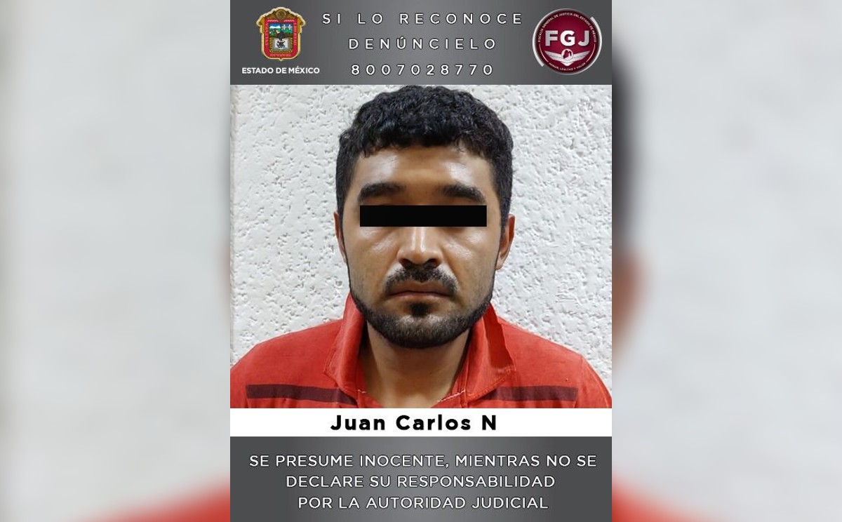 Ya fue ingresado a un penal mexiquense.
