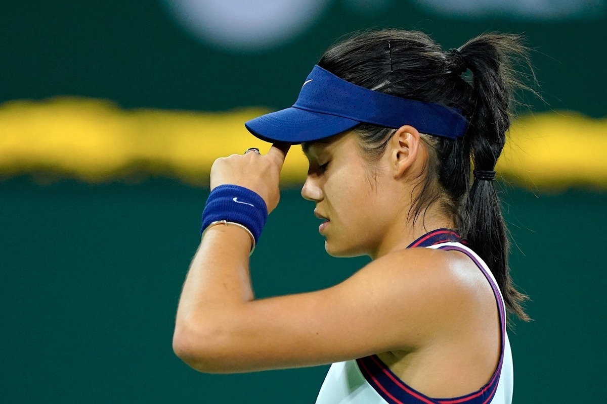 Emma Raducanu es derrotada en Indian Wells (AP)