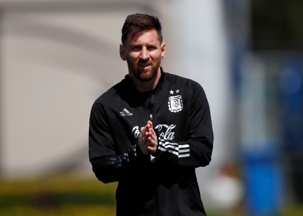 Lionel Messi con la selección de Argentina (Reuters)