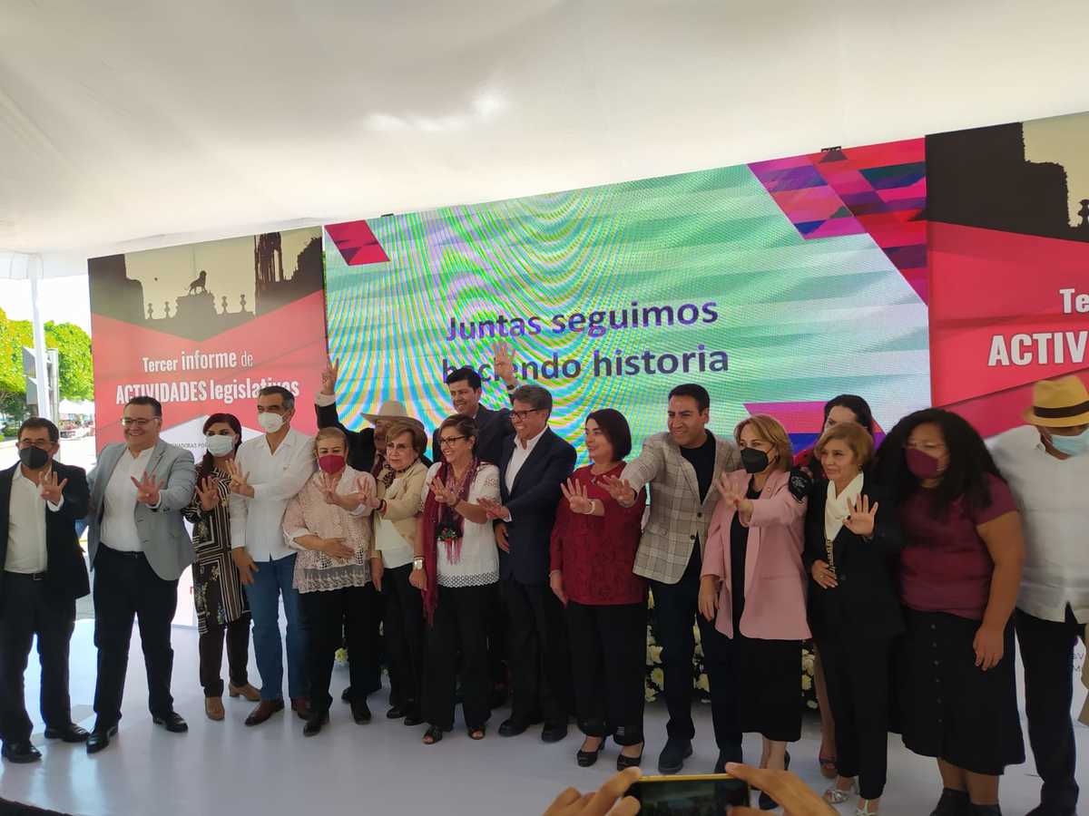 Malú Micher y Antáres Vázquez presentaron su tercer informe legislativo.