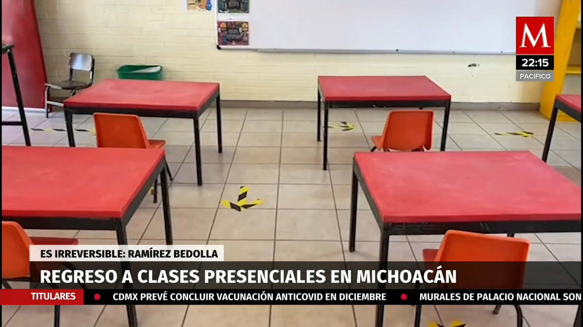 Regreso a clases presenciales en Michoacán