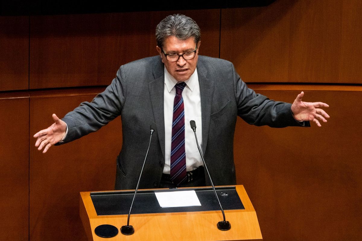 Ricardo Monreal, líder de la bancada de Morena en el Senado. (Cuartoscuro)