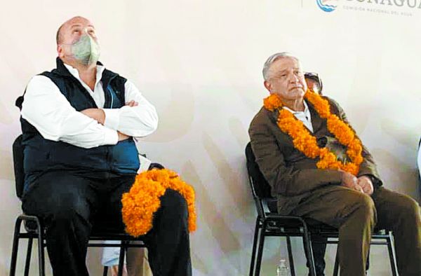 El mandatario estatal y el Presidente de la República. Especial
