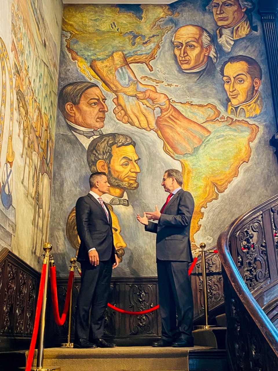 Alejandro Murat y Esteban Moctezuma. (Especial)