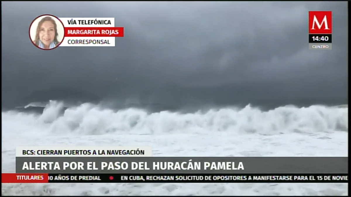 BC en alerta por el paso del huracán 'Pamela'