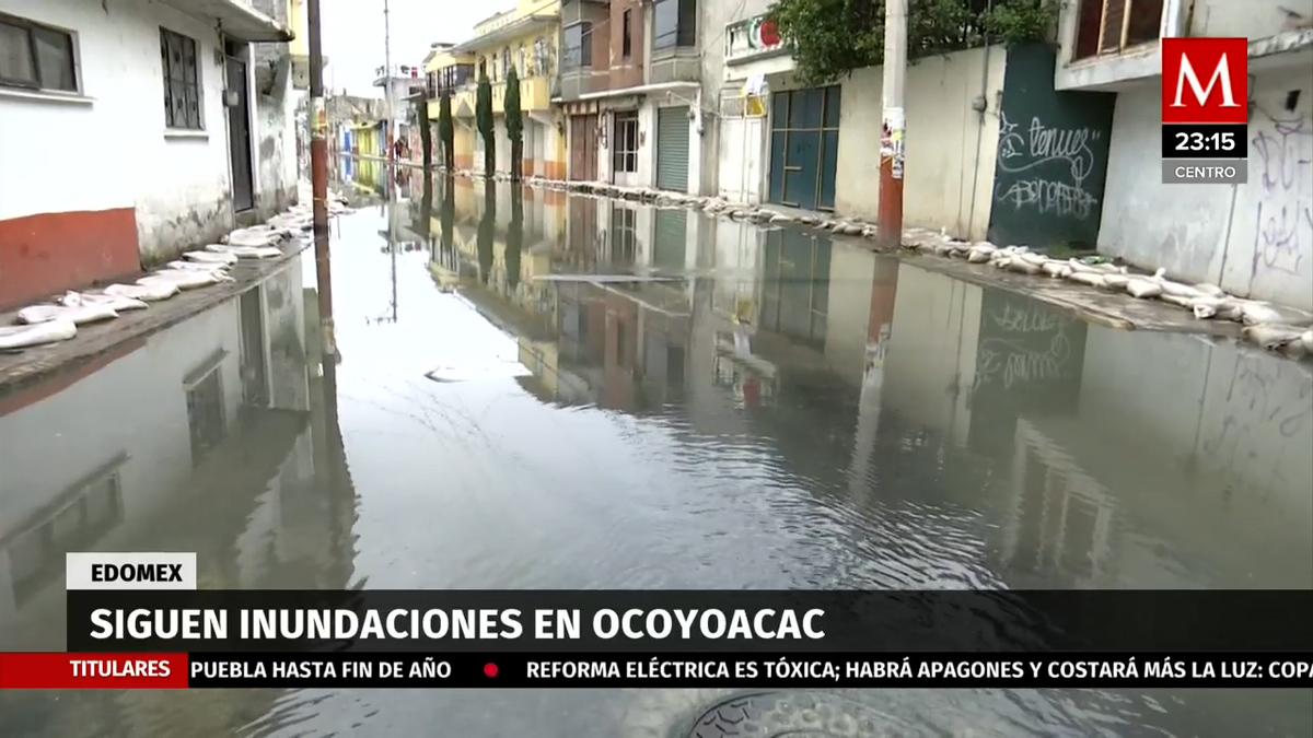 Mantienen operativo en Ocoyoacac por escurrimiento de un río