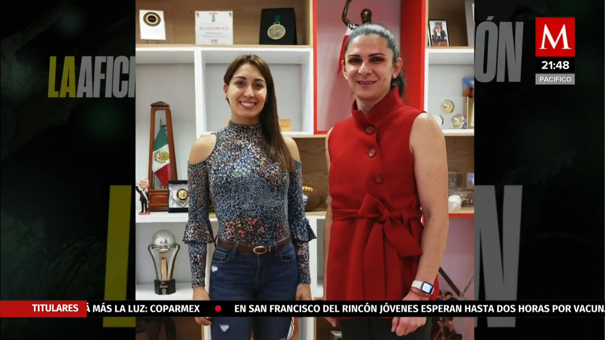 Mariana Arceo visita la Conade