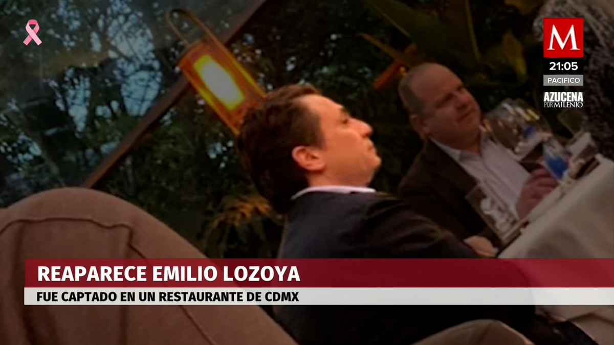 La periodista Lourdes Mendoza fotografió a Emilio Lozoya en un restaurante de lujo