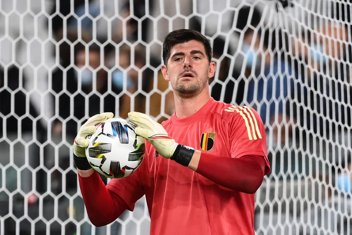 Thibaut Courtois, portero de la selección de Bélgica (AFP)
