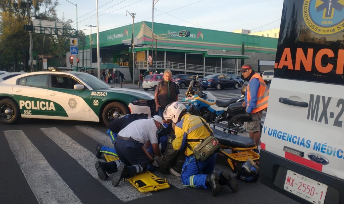 El accidente ocurrió en el cruce de Eje Central y Eje 3 Sur. | Carlos Tejeda