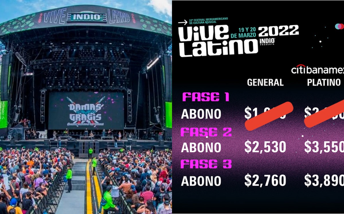 Se agotaron los boletos del Vive Latino en fase 1 / @vivelatino