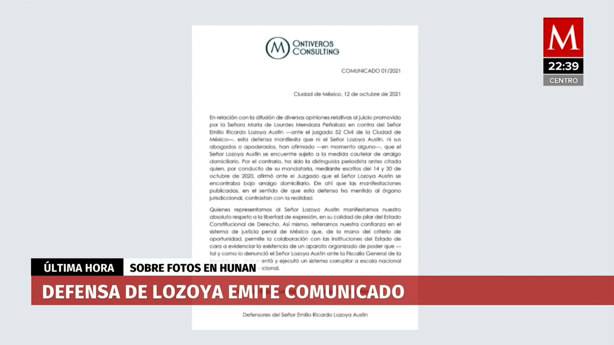 Emilio Lozoya: Abogados rechazan que se haya afirmado arraigo
