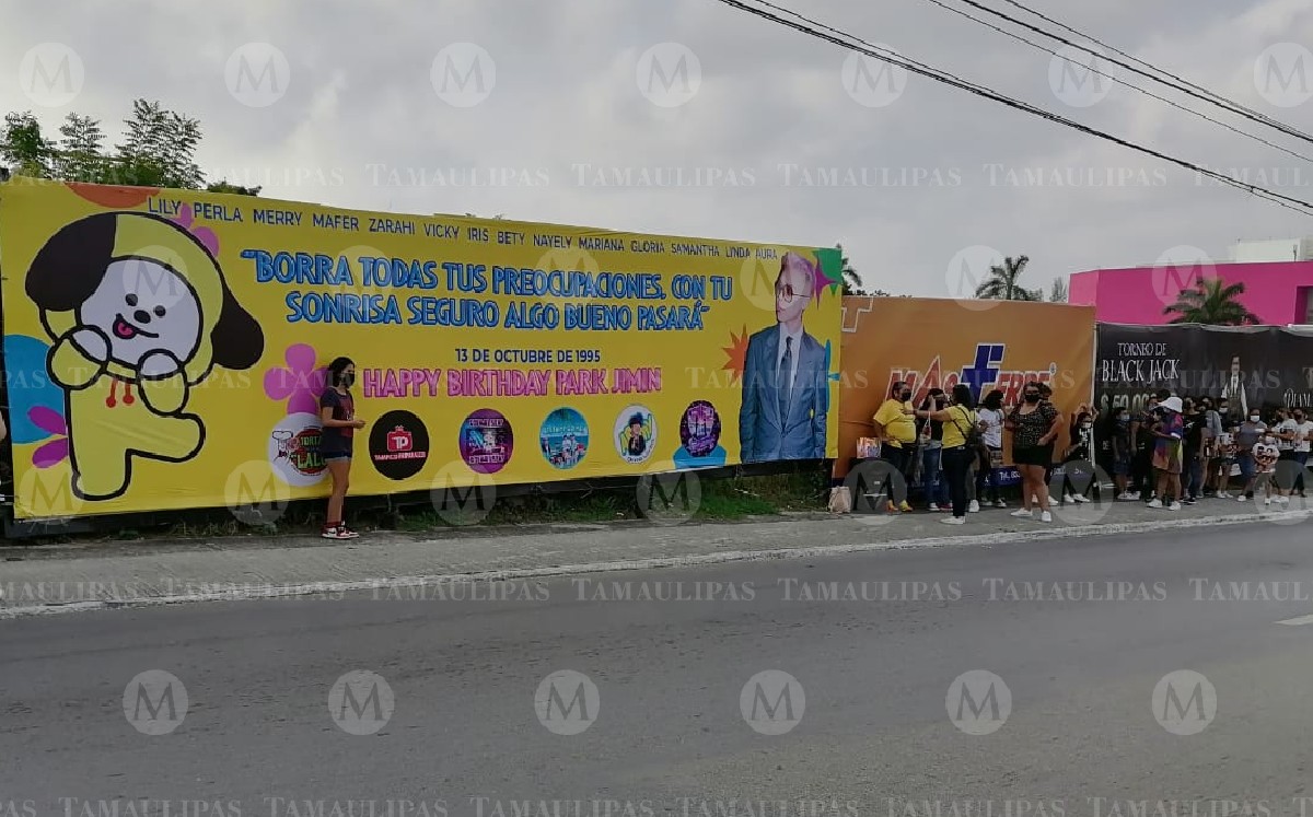 Fans de BTS en Tampico. (Erik Saldaña)