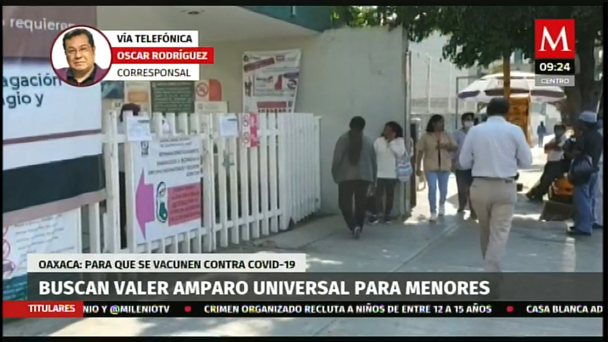 En Oaxaca, buscan valer amparo universal para vacunación a menores